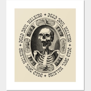 Dead Soul Walking - Retro skull Posters and Art